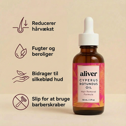 Hårborttagningsolie – Naturligt Glat Og Hårfri