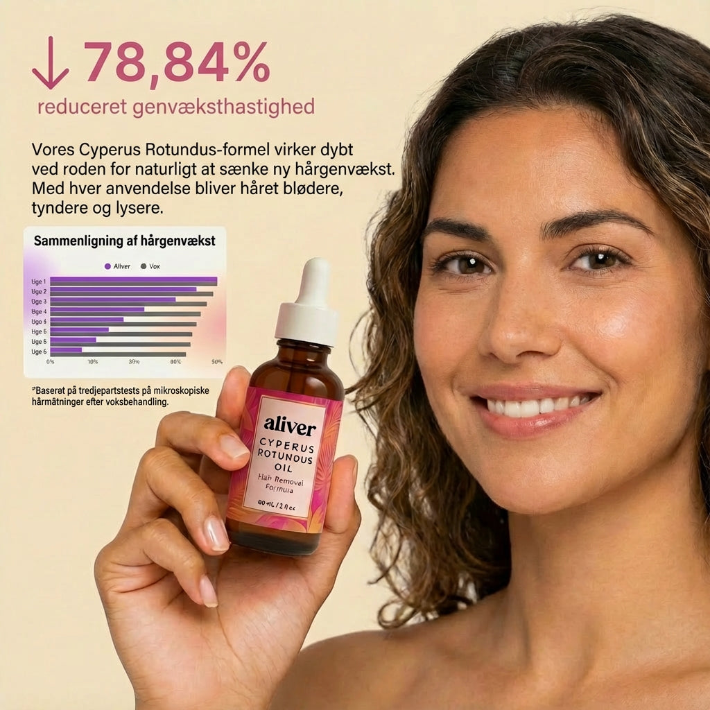 Hårborttagningsolie – Naturligt Glat Og Hårfri