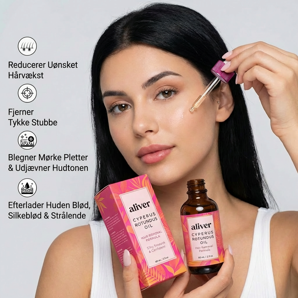 Hårborttagningsolie – Naturligt Glat Og Hårfri